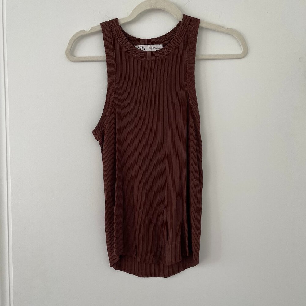 Zara Brown Tank Top